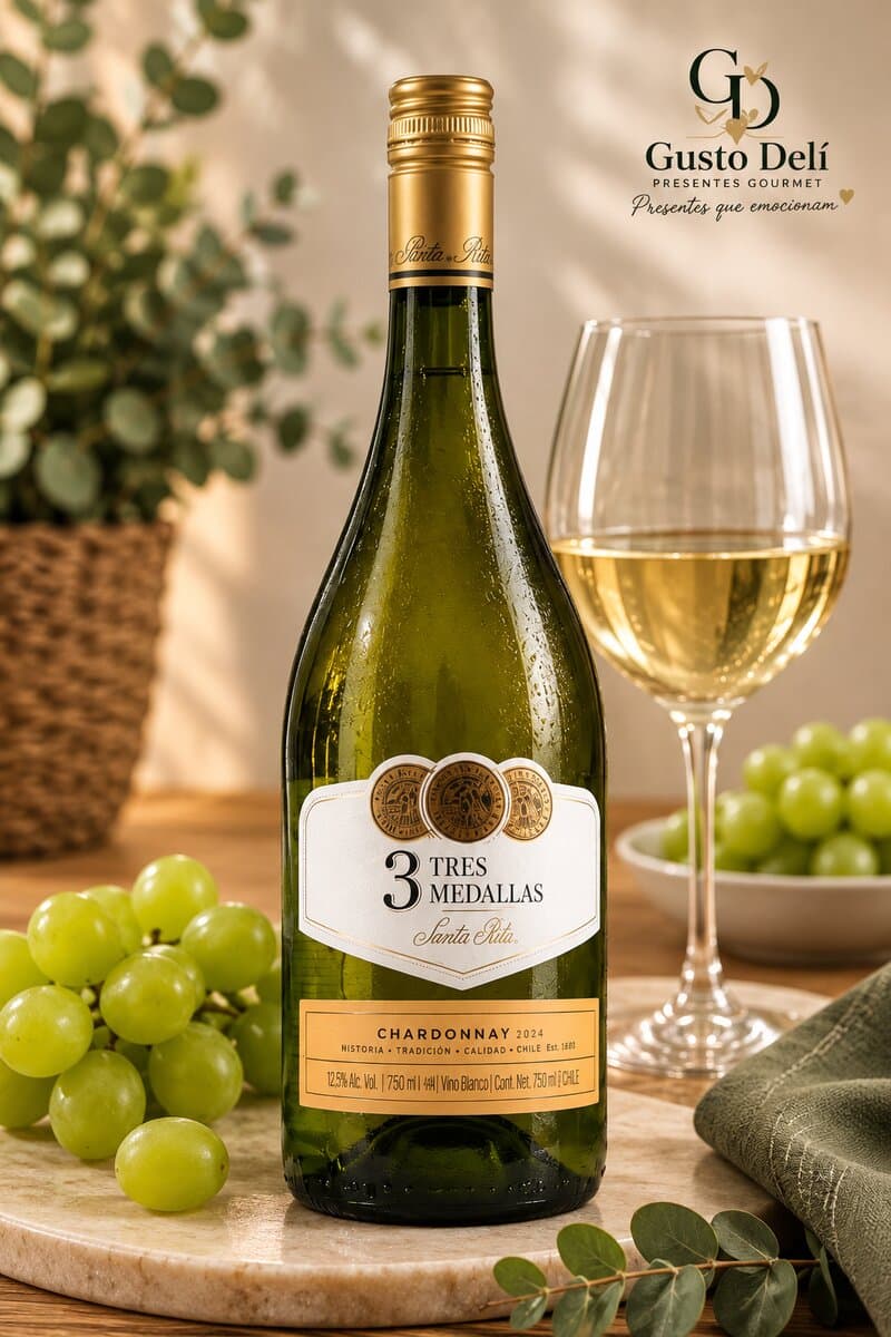 3 Medallas Chardonnay 750 ml — foto 3 de 5